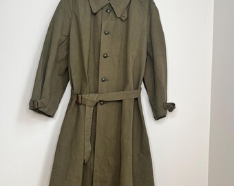 1940s French Military Canvas Dispatch Jacket