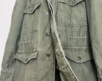 1969年USAFベトナム戦　サバイバル　インストラクター　ジャケット古着 1960s Vintage USAF Vietnam Era Hooded Field Jacket. Washed