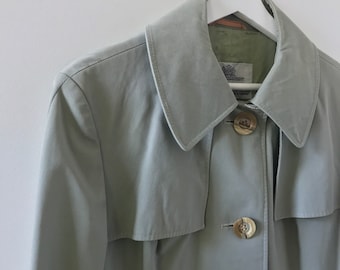 Vintage 60s Aquascutum Single Breasted Mac Raincoat