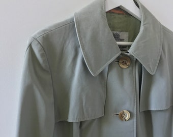 Vintage 60s Aquascutum Single Breasted Mac Raincoat