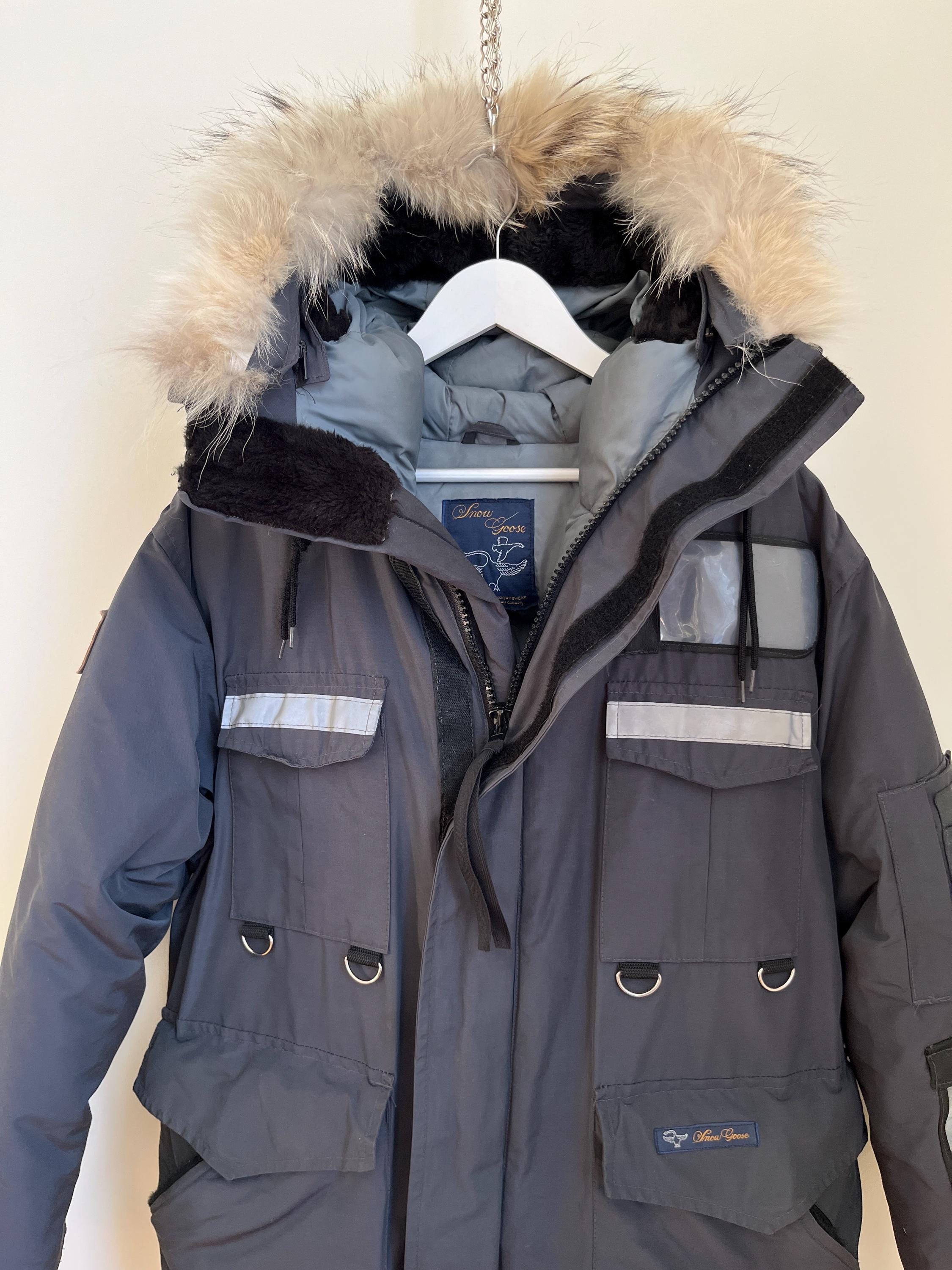 Vintage 90s Snow Goose Arctic Parka: Rare Grey 