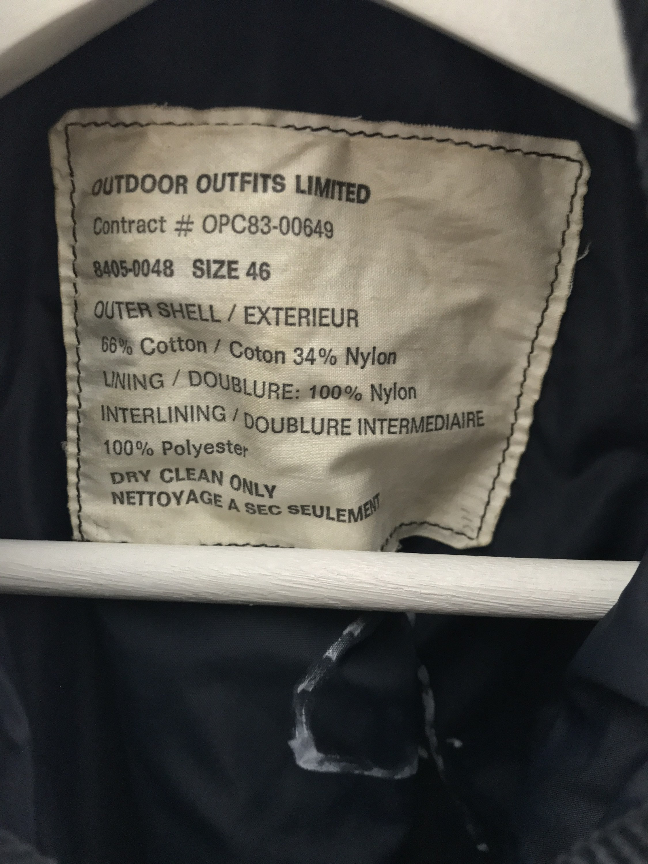 Canadian Military Firemans Jacket Sz XL - Etsy