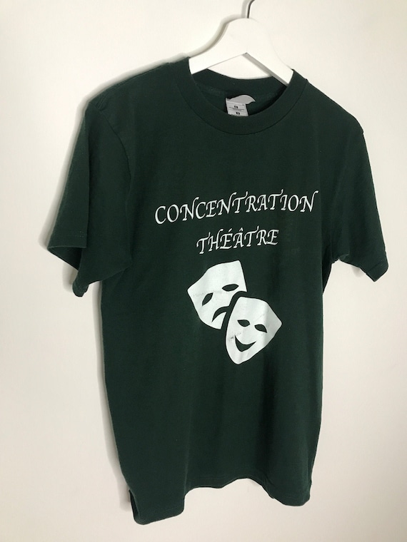 80s Vintage.Graphic T 'Concentration Theatre'