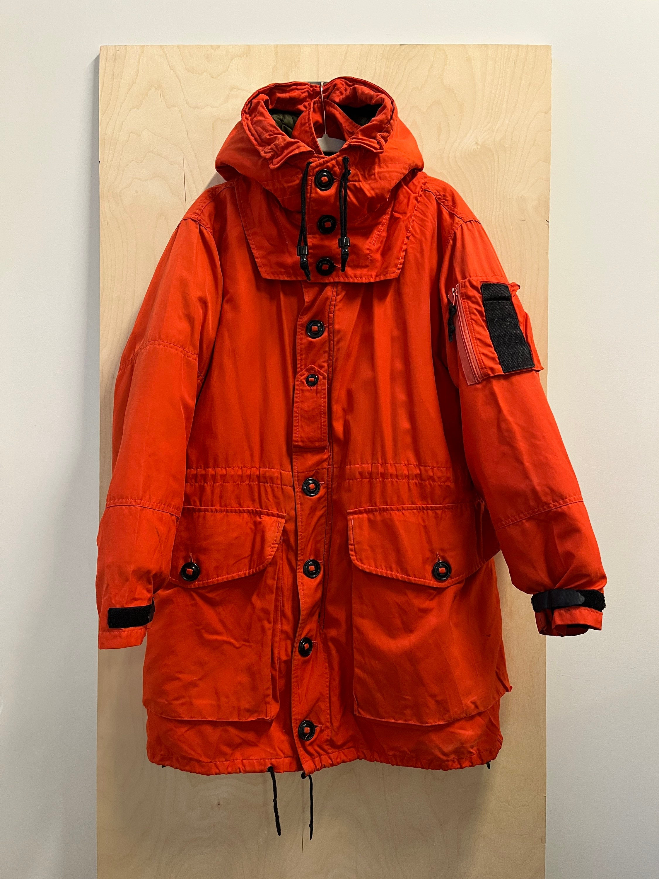 FUTURE ARCHIVE / SHAGGY ZIP PARKA オレンジ ASK availability First) BEAMS FUTURE ARCHIVE / SHAGGY KNIT