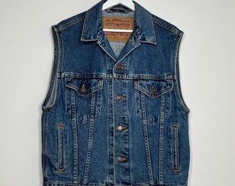 Levi’s Denim Trucker Vest Made in USA. Sz S