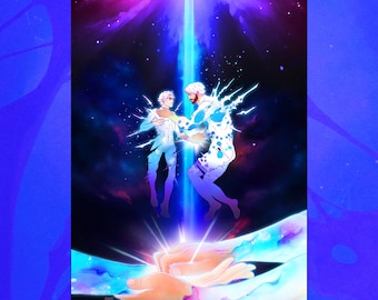 Arcane - Jayce e Viktor - Stampa artistica A4 - League of Legends