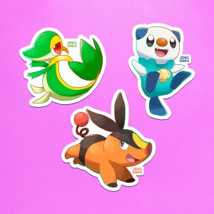 Unova Starters : r/pokemon