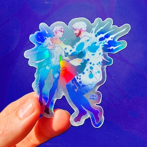 Jayce & Viktor - Holographic Vinyl Sticker - Arcane / League of Legends