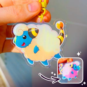 Pokémon - Gen 2 - Mareep - Skinande Holo-förklädnad