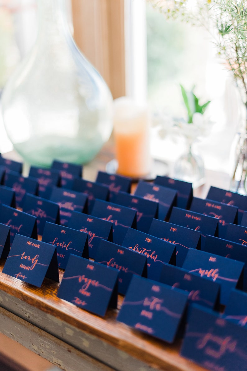 Custom Calligraphy Placecards image 1