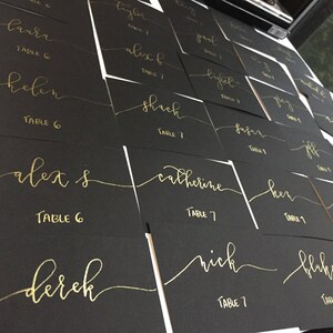 Custom Calligraphy Placecards image 4