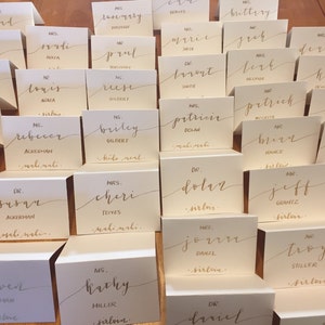 Custom Calligraphy Placecards image 7