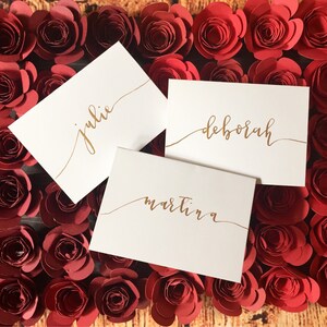 Custom Calligraphy Placecards image 2