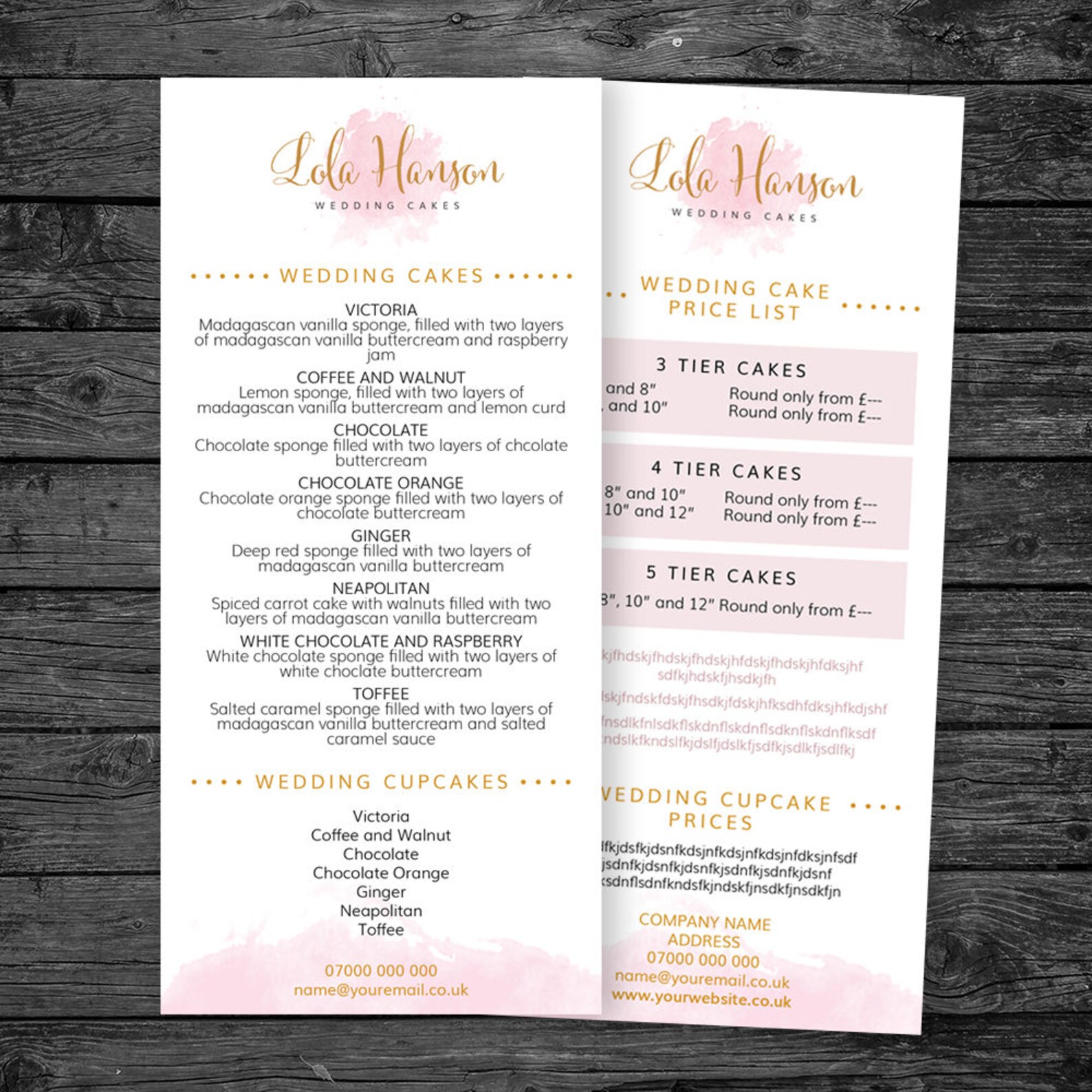 Custom Price List Design Custom Price List Price List Etsy
