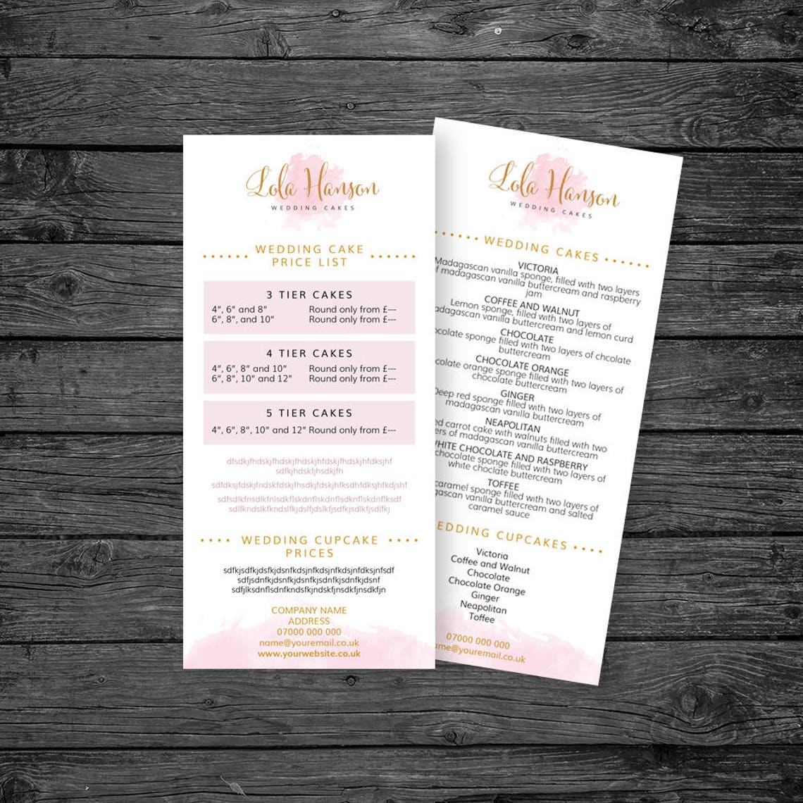 Custom Price List Design Custom Price List Price List Etsy
