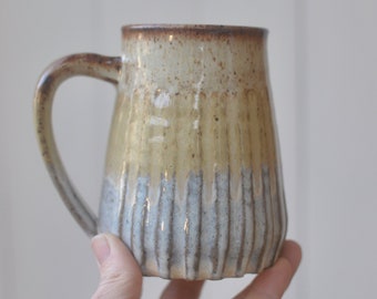 Gear Mug Neutral - Handmade Pottery - Pottery Mugs - Ceramics - Handmade Ceramics