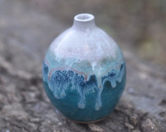 Seaside Vase - Small Pottery Vase - Handmade Vase - Ceramic Vase