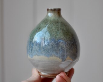 Small Earth Vase - Small Pottery Vase - Handmade Vase - Ceramic Vase