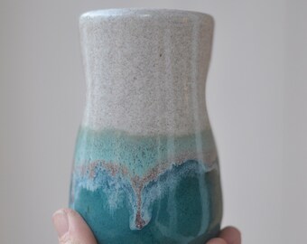 Seaside Tumbler - Small Tumbler - Handmade Pottery - Tumblers - Wheel-Thrown Pottery