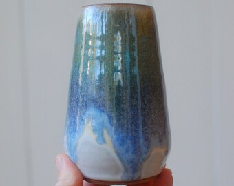 Earth Bud Vase - Small Pottery Vase - Handmade Vase - Ceramic Vase