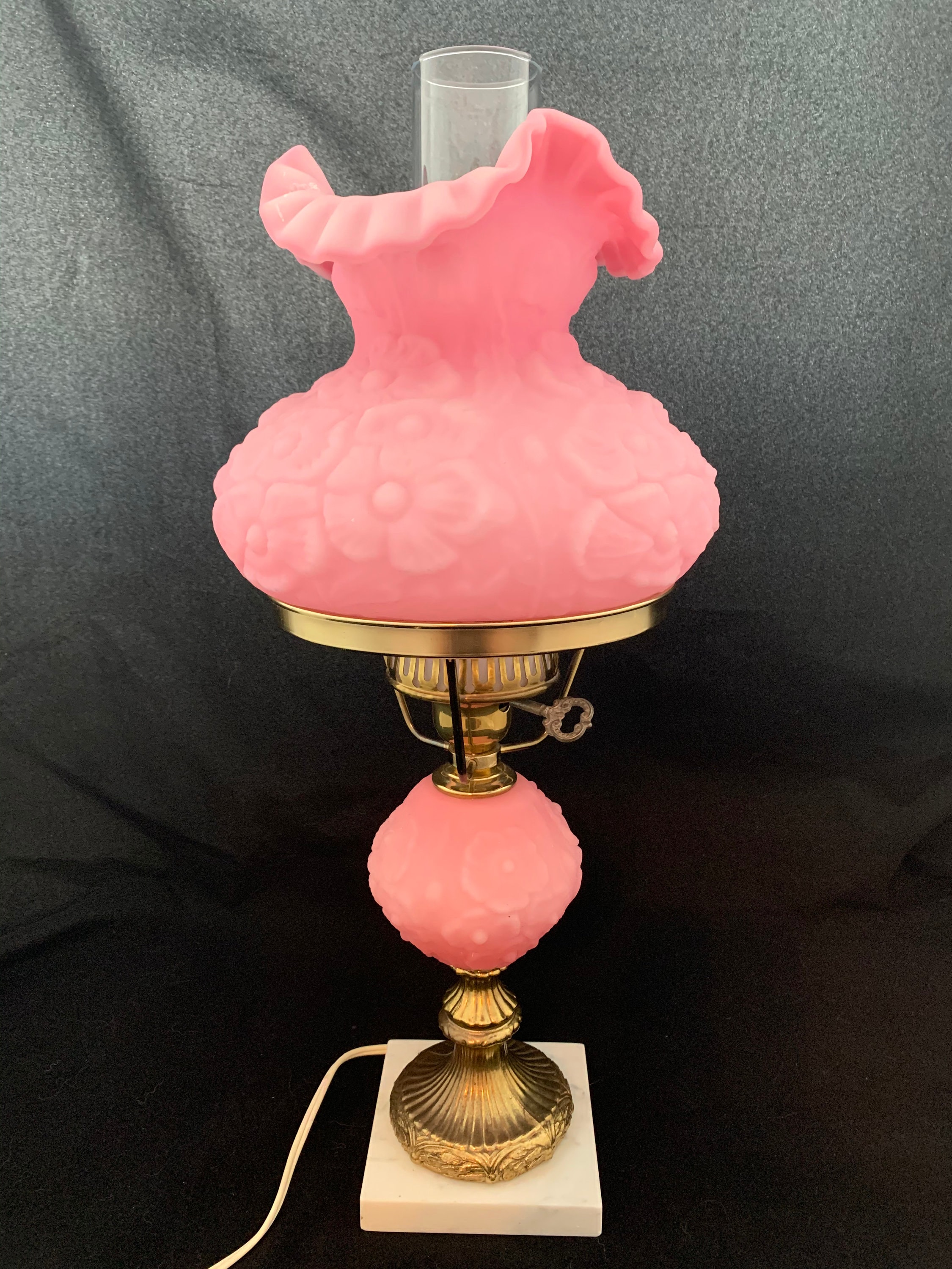 Fenton Poppy Lamp for sale Only 3 left at 65