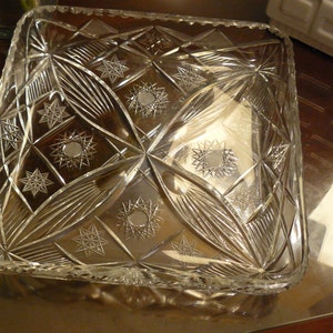 Gorgeous American Cut Glass Serving Bowl