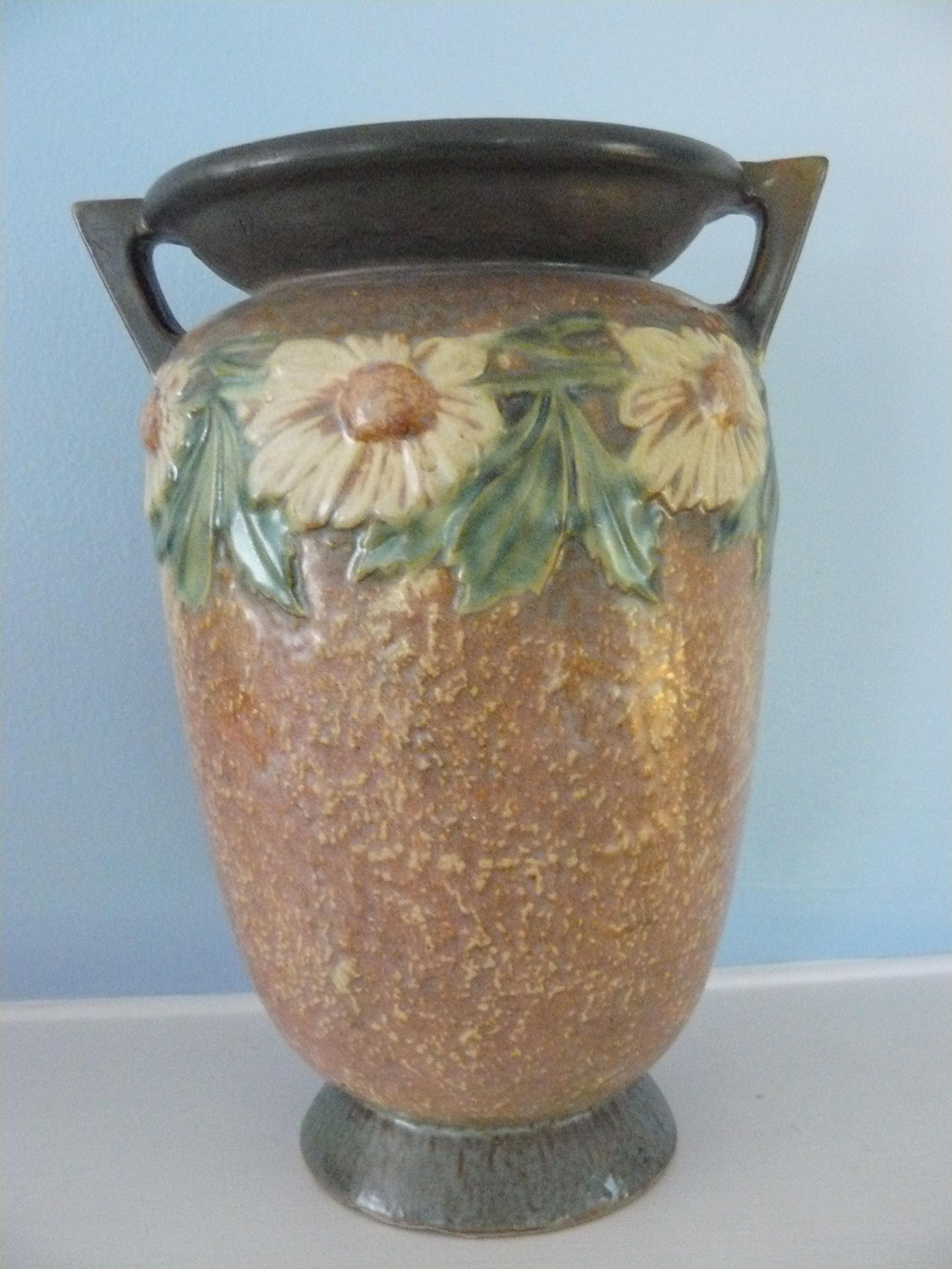 Roseville Dahlrose 12 Vase Etsy