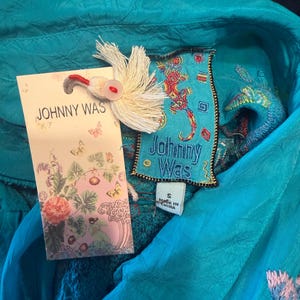 Johnny Was Embroidered Long Sleeve Blouse Size S-M image 10