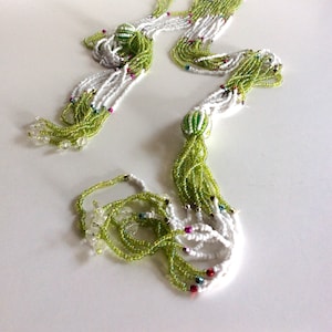 Vintage Beaded Scarf