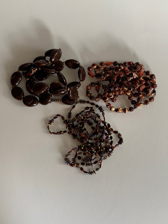 Vintage Trio of Beaded Necklaces