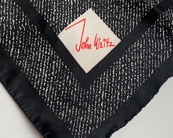 Vintage John Weitz Fashion Scarf