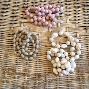 Vintage Trio of Pastel Beaded Necklaces