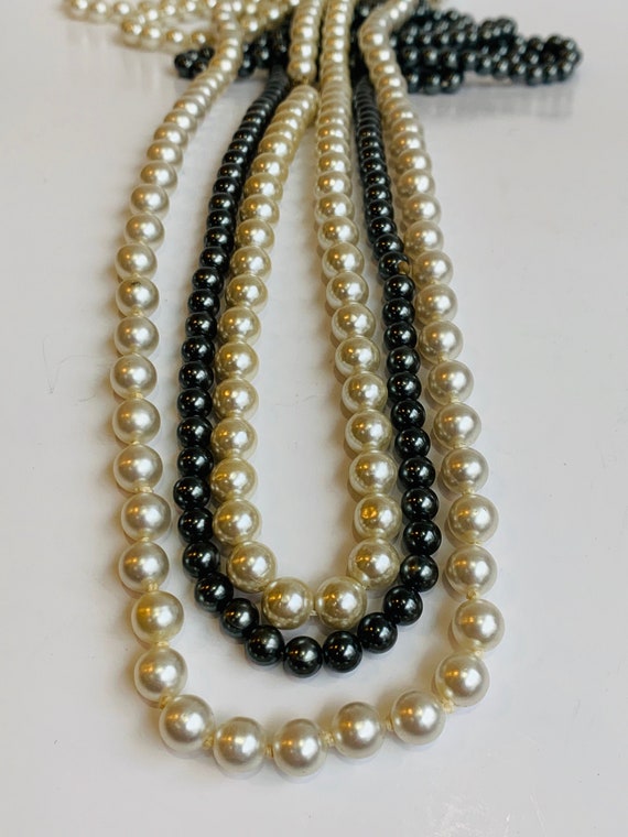Vintage Collection of Faux Pearls, Grannie Chic F… - image 1