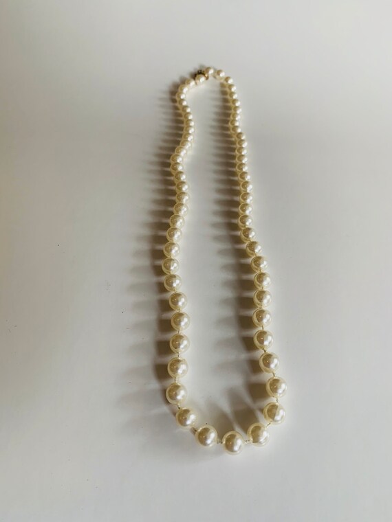 Vintage Trio of Faux Pearls, Costume Jewelry - image 5