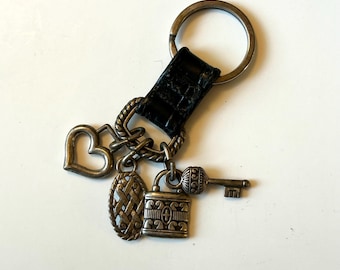 Vintage Brighton Charm Keychain