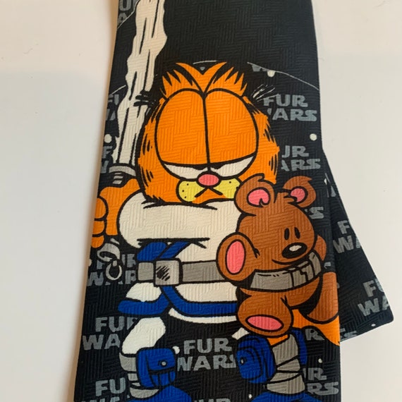 Vintage Garfield Fur Wars Tie - image 2