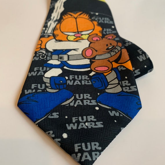Vintage Garfield Fur Wars Tie - image 4