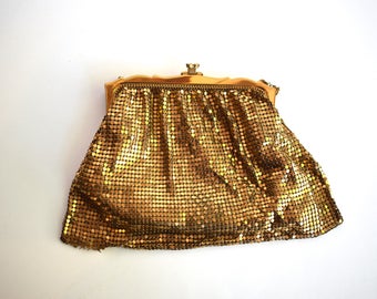 Vintage Mesh Whiting and Davis Co Evening Bag