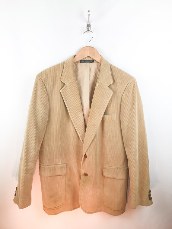 Trumpeter Vintage Corduroy Blazer 2 Button Elbow P