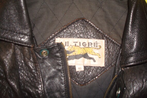 Le Tigre 1980's Mens Vintage Leather Motorcycle B… - image 5