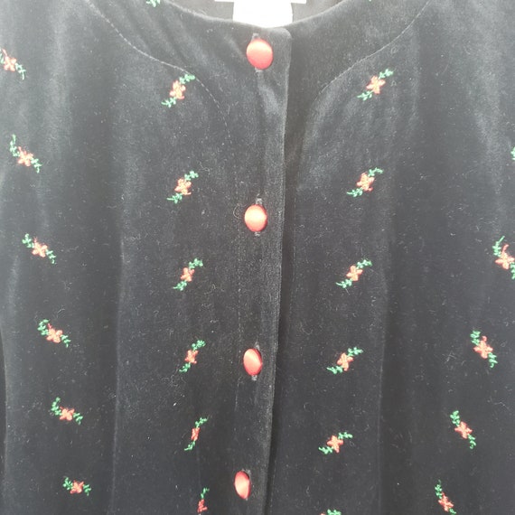 Studio Ease 1980's Vintage Christmas Jacket Women… - image 4