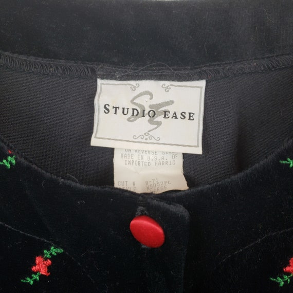 Studio Ease 1980's Vintage Christmas Jacket Women… - image 6