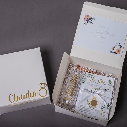 Virtual Bridal Shower Box Etsy