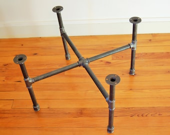Low structure 38.5cm cross feet industrial furniture (coffee table, furniture) custom