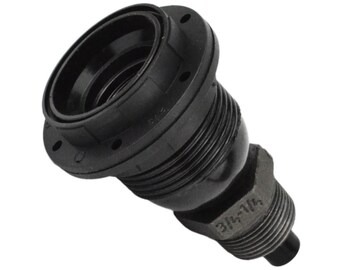 E27 lampholder kit for lampshade on cast iron nipple