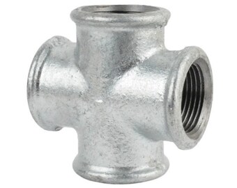 Cross fitting - Galvanized cast iron - All sizes