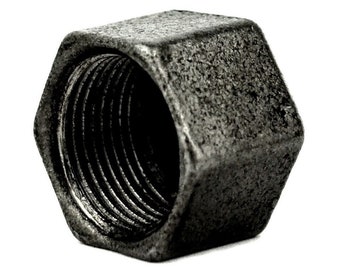 Female Plug - Black Cast Iron - All Sizes