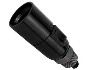 E27 bakelite lamp holder kit with switch on cast iron nipple