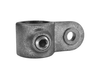 Eyelet Pipe Ring BTR Cast Iron | Tube Clamp Mounting Tab Allen Screw | Tubular Structure Industrial DIY Furniture 3/4 Inch