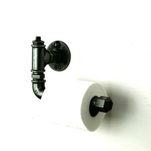 Dispenser toilet cast iron industrial style plumbing pipes